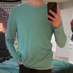 Light Blue Long-Sleeved Shirt